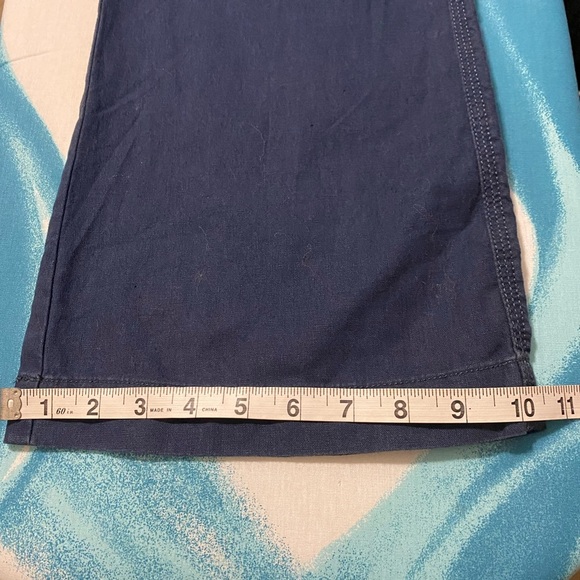 Lucky Brand Navy Blue Boot Cut Linen Blend Woman’s Pull On Pants Size XS. - Picture 13 of 14